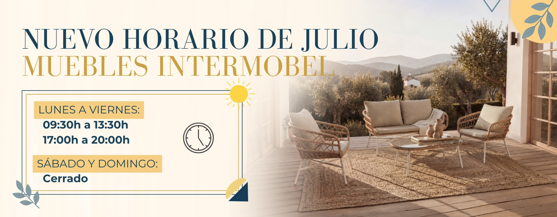Horario Julio